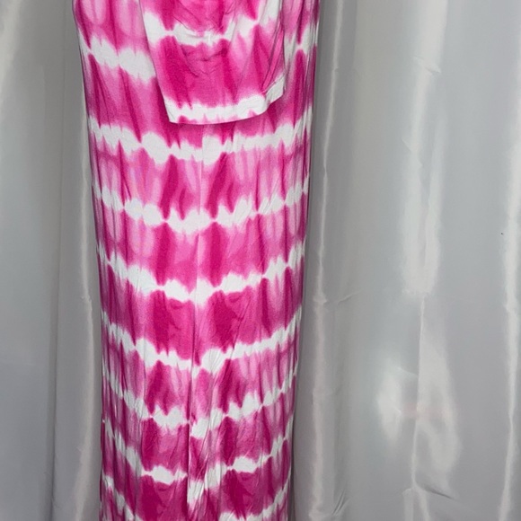 Design History Women’s Short Sleeve Cold Shoulder Tie Dyed Spandex Dress Small - Picture 3 of 11